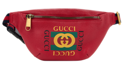 Supreme Belt Bag, Leather, Red, 527792, 3*
